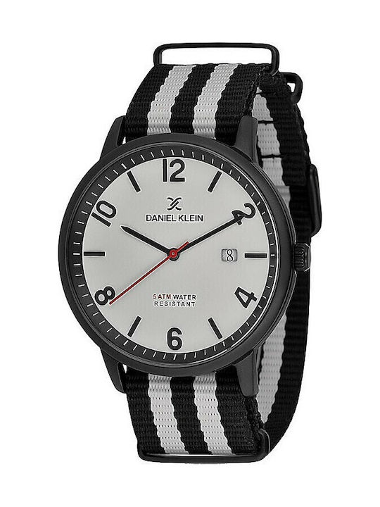 Daniel Klein Ανδρικό Ρολόι 44mm Μπαταρίας με Μα...