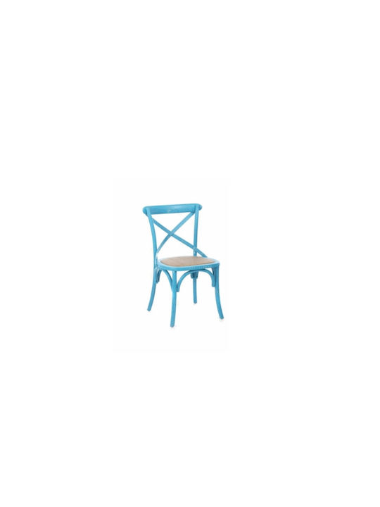 Chair Cafe Bistro 45x45x88cm Blue