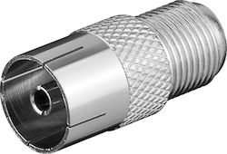 Goobay 11840 Koaxial weiblich in F-Stecker weiblich