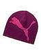 Big Cat Beanie Γυναικείος Σκούφος Πλεκτός σε Μωβ χρώμα