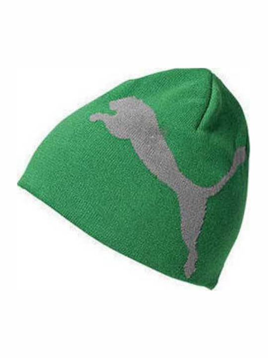 Big Cat Beanie Beanie Ανδρικός Σκούφος Πλεκτός σε Πράσινο χρώμα