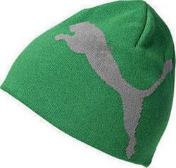 PUMA Big Cat Beanie Beanie Ανδρικός Σκούφος Πλεκτός σε Πράσινο χρώμα