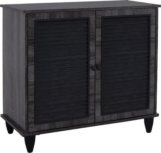 Holzschuhorganisator McKenna Mit 3 Regalen Anthrazit 76,5x30x68,5cm HM2266.01