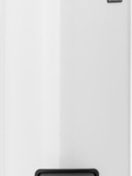 Brabantia 1119/69 Metallic Toilet Bin with Soft Close Lid 12lt White