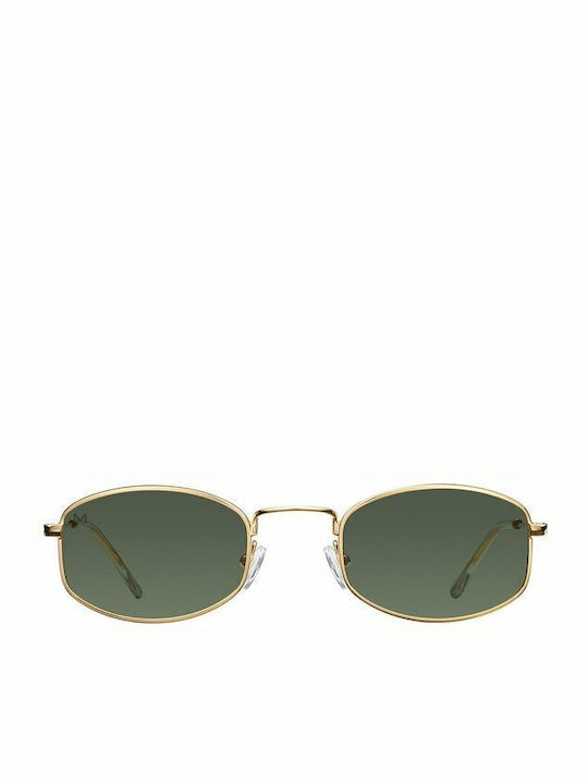 Meller Suku Sunglasses with Gold Metal Frame and Green Polarized Lens S-GOLDOLI