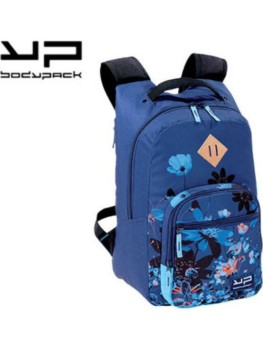 Bodypack Schulranzen Rucksack Junior High-High School in Blau Farbe