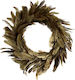 Inart Wreath from Artificial Plants Gold 1pcs 3-70-355-0017