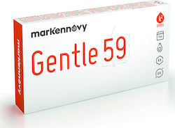 Mark'ennovy Gentle 59 Σφαιρικοί Φακοί Επαφής Μηνιαίοι 3τμχ