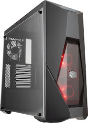 CoolerMaster MasterBox K500L Midi Tower Computer Case with Window Panel Black