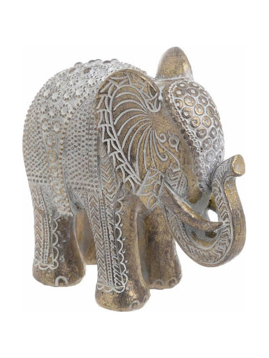 Inart Decorative Elephant Polyresin 12.5x6x12cm 1pcs