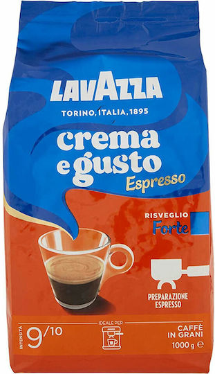Lavazza Espresso Kaffee Crema e Gusto Stark Bohnen 1kg