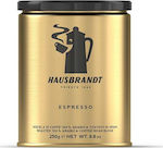 Hausbrandt Αλεσμένος Καφές Espresso Arabica σε Κουτί 250gr
