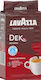 Lavazza Espresso Coffee Decaffeine Robusta Dek Intenso Ground 250gr