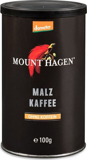 Mount Hagen Bio Υποκατάστατο Καφέ από Κριθάρι σε Σκόνη 100gr