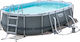 Bestway Πισίνα PVC με Μεταλλικό Σκελετό & Αντλία Φίλτρου 424x250x100εκ.