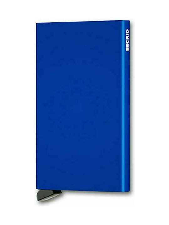 Secrid Cardprotector Herren Brieftasche Karten mit RFID und Schiebemechanismus C-Blue