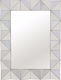 Inart Wall Mirror with Silver Plastic Frame 73.5x56cm 1pcs