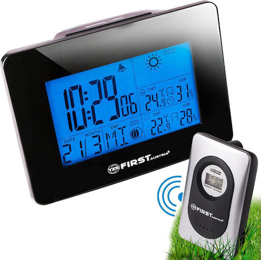 First Austria FA-2461-BA Wireless Stație meteorologică Digital De masă / Montat pe perete Negru First Austria FA-2461-BA Wireless Stație meteorologică Digital De masă / Montat pe perete Negru