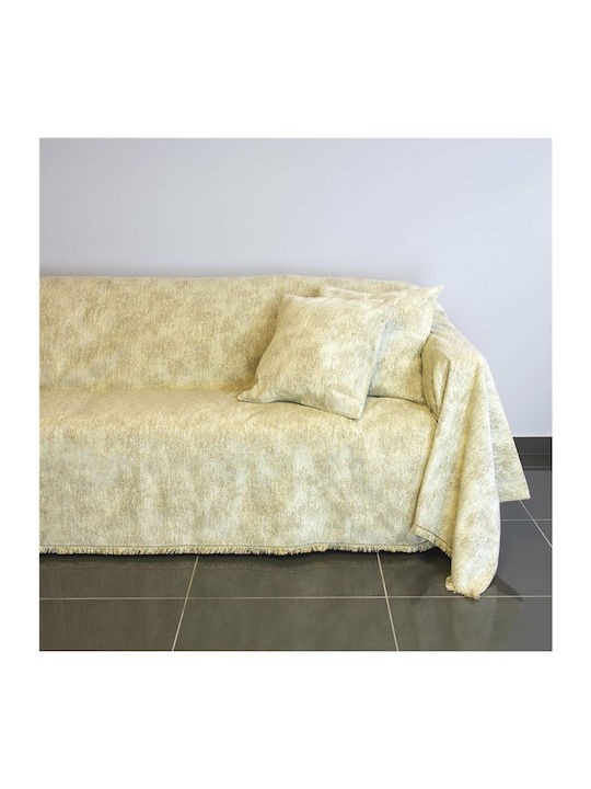 Fennel 21C01BG2 Μπεζ Ριχτάρι Πολυθρόνας Chenille 250x180εκ. Εκρού