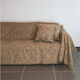 Fennel 21C01BR4 Brown Four-Seater Sofa Throw Chenille 180x350cm Brown