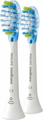 Philips Sonicare C3 Premium Plaque Defence Ανταλλακτικές Κεφαλές για Ηλεκτρική Οδοντόβουρτσα HX9042/17 2τμχ