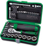 Toptul Set Ratchet 1\4" 41pcs