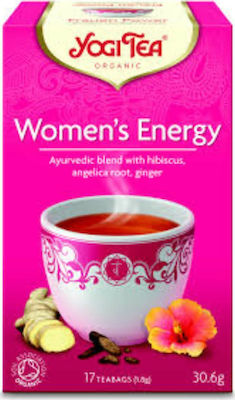 Yogi Tea Women's Energy Herbs Blend Organic Product 17 Bags 30.6gr