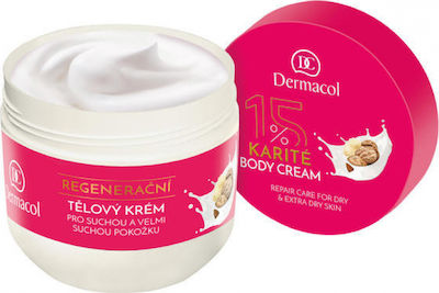 Dermacol Karite Body Cream Hidratantă Crema de Regenerare pentru Piele Uscată 300ml