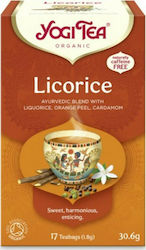 Yogi Tea Ceai Negru Produs Organic Licorice 17 Pungi 30.6gr Yogi Tea Ceai Negru Produs Organic Licorice 17 Pungi 30.6gr
