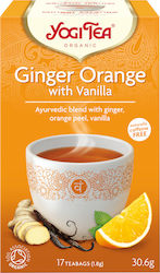 Yogi Tea Ginger Orange With Vanilla Kräutermischung Bio-Produkt 17 Beutel 30.6gr