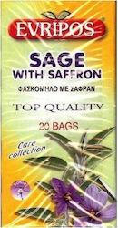 Εύριπος Herbs Blend Sage / Saffron 20 Bags