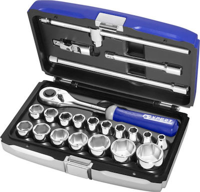 Expert Tools Set Ratchet 1\2" 22pcs