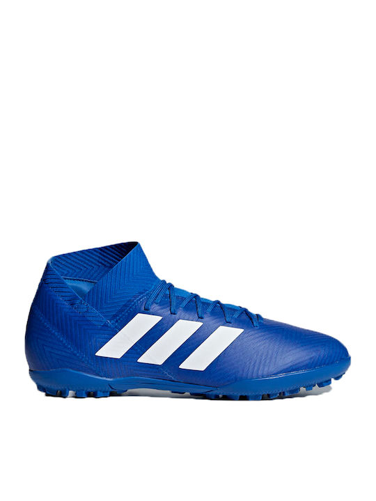 Adidas Nemeziz Tango 18.3 TF Ψηλά Ποδοσφαιρικά Παπούτσια με Σχάρα Football Blue / Cloud White