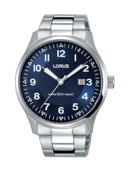 Lorus Watch Battery with Silver Metal Bracelet RH937HX9