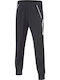 Kasai Pant Sweatpants Glossy with Elastic Black