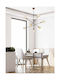 Home Lighting Cody Κρεμαστό Φωτιστικό Μπρούτζινο για 7 Λαμπτήρες E27