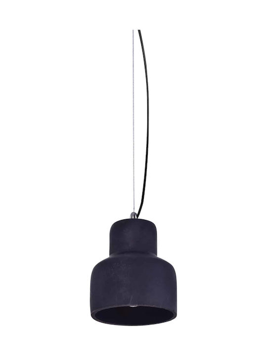 Home Lighting Μοντέρνο Κρεμαστό Φωτιστικό Μονόφωτο με Ντουί E27 σε Μαύρο Χρώμα