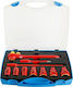Unior 190VDE6P10 Set Ratchet 1\2" 10pcs 621646