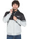 Winter Jacke Softshell Wasserdicht und Winddicht Grey / Off White