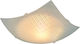 Home Lighting Πλαφονιέρα Οροφής 40εκ. Λευκή με Ντουί E27