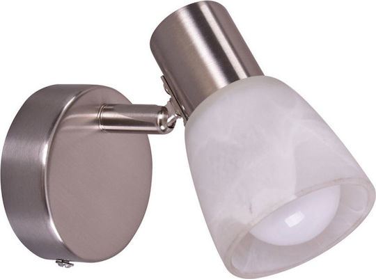Home Lighting Einzel Spot mit Fassung E14 in Silber Farbe Home Lighting Einzel Spot mit Fassung E14 in Silber Farbe