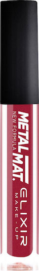 Elixir Liquid Metal Mat Lip Gloss Κόκκινο 5.5gr 10.2ml