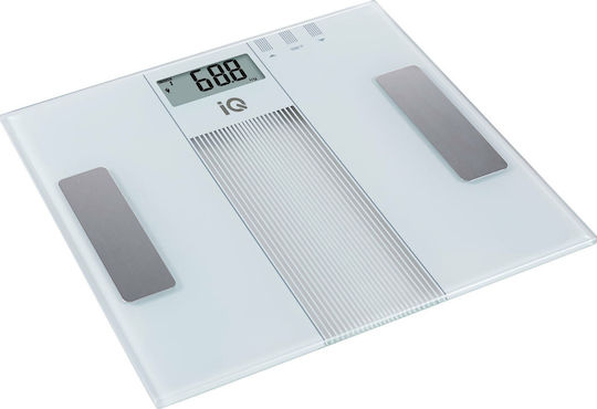 IQ SC-742 Digital Bathroom Scale with Body Fat Counter White