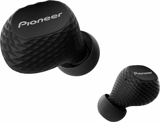 Pioneer C8 In-ear Bluetooth Handsfree Ακουστικά με Θήκη Φόρτισης Μαύρα