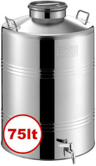 Metal Box Edelstahlbehälter 38B180 Oben offen/unten flach 75Es 38B180-75