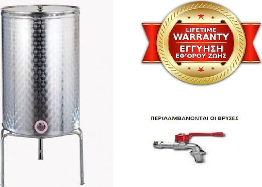 Sansone Δοχείο Inox Ανοικτού Τύπου Κωνικό 80lt 125.225