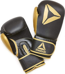 Reebok Synthetic Leather Boxing Competition Gloves Black