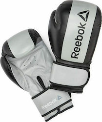 Reebok Synthetic Leather Boxing Competition Gloves Black