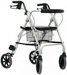 Thuasne Quatro Light V0504 Faltbar Rollator Gehwagen Aluminium Gray