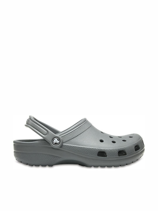 Crocs Classic Ανατομικά Σαμπό Γκρι